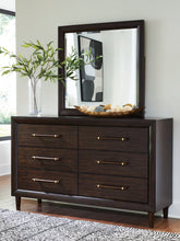 Elite Furniture Outlet - Ashley Furniture - Dantenton Bedroom - Dresser and Mirror - B611B1