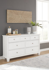 Elite Furniture Outlet - Ashley Furniture - Fortman Bedroom - Twin Panel Storage Bed / White - B680B24