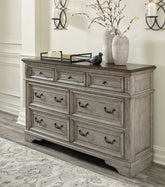 Elite Furniture Outlet - Ashley Furniture - Lodenbay Bedroom - King Panel Bed / Antique Gray - B751B4