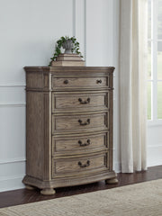 Elite Furniture Outlet - Ashley Furniture - Ardenfield Bedroom - Dresser and Mirror / Light Brown - B944B1
