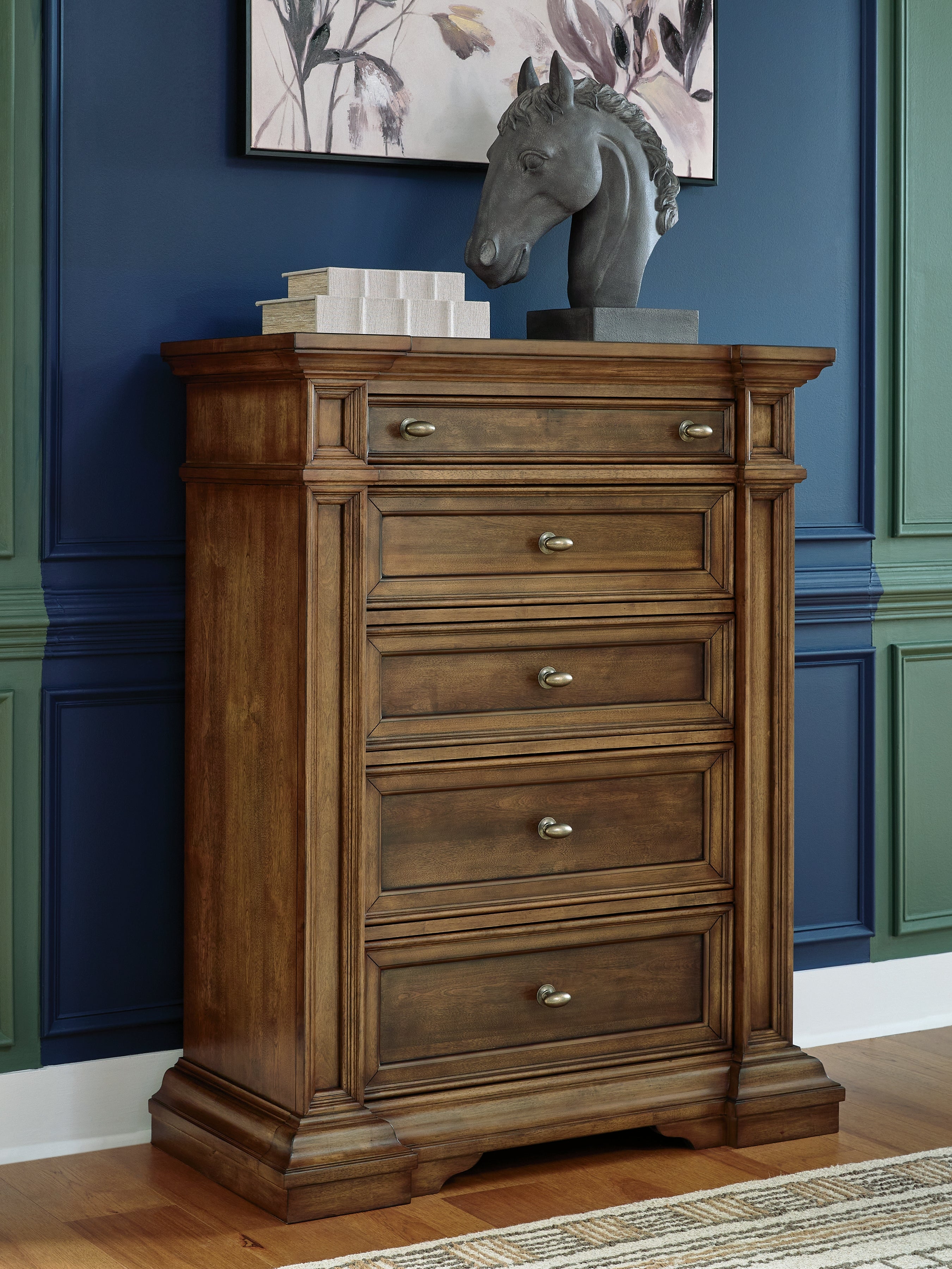 Elite Furniture Outlet - Ashley Furniture - Frantanna Bedroom - Five Drawer Chest - PCB949-46