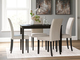 Elite Furniture Outlet - Ashley Furniture - Kimonte Dining Room - Dining Chair (Set of 2) / Ivory - D250-01X2