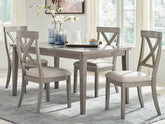 Elite Furniture Outlet - Ashley Furniture - Parellen Dining Room - Dining Chair (Set of 2) / Gray - D291-01X2