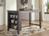 Elite Furniture Outlet - Ashley Furniture - Caitbrook Dining Room - RECT DRM Counter TBL Set(7/CN) / Gray - D388-423