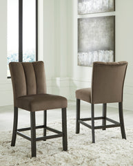 Elite Furniture Outlet - Ashley Furniture - Jeshina Counter Height Barstool (Set of 2) - Counter Height Barstool (Set of 2) / Mocha - PCD581-124X2