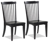 Elite Furniture Outlet - Ashley Furniture - Brenkerton Dining Chair (Set of 2) - Dining Chair (Set of 2) / Black - PCD591-01X2