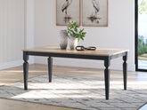 Elite Furniture Outlet - Ashley Furniture - Brenkerton Dining Table - Rectangular Dining Room Table / Grayish Brown/Black - PCD591-25