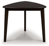 Elite Furniture Outlet - Ashley Furniture - Mallenette Dining Table - Triangle Dining Room Table / Merlot - PCD607-16