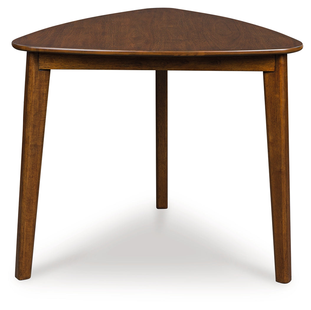 Elite Furniture Outlet - Ashley Furniture - Tameride Dining Table - Triangle Dining Room Table / Brown - PCD609-16