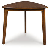 Elite Furniture Outlet - Ashley Furniture - Tameride Dining Table - Triangle Dining Room Table / Brown - PCD609-16