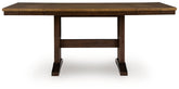 Elite Furniture Outlet - Ashley Furniture - Rylandeen Dining Room - RECT DRM Counter EXT Table - PCD651-32