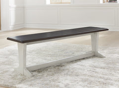 Elite Furniture Outlet - Ashley Furniture - Darborn Dining Room - Dining Table / Gray/Brown / 40"W x 78"D x 30"H - D796D3