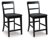 Elite Furniture Outlet - Ashley Furniture - Greddinton Counter Height Barstool (Set of 2) - Counter Height Barstool (Set of 2) / Multi - PCD824-124X2