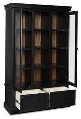 Elite Furniture Outlet - Ashley Furniture - Greddinton Curio - Curio / Black/Brown - PCD824-186