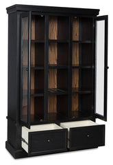 Elite Furniture Outlet - Ashley Furniture - Greddinton Curio - Curio / Black/Brown - PCD824-186