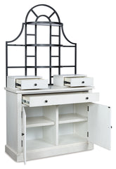 Elite Furniture Outlet - Ashley Furniture - Greddinton Baker's Rack - Baker's Rack / White - PCD824D1