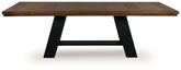 Elite Furniture Outlet - Ashley Furniture - Greddinton Dining Extension Table - Dining Extension Table / Brown/Black - PCD824D11