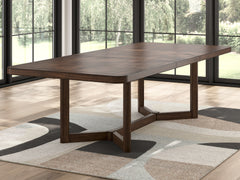 Elite Furniture Outlet - Ashley Furniture - Dilenno Dining Extension Table - RECT Dining Room EXT Table / Dark Brown - PCD857-35