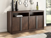 Elite Furniture Outlet - Ashley Furniture - Dilenno Dining Server - Dining Room Server / Dark Brown - PCD857-60