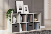 Elite Furniture Outlet - Ashley Furniture - Aprilyn Eight Cube Organizer - Eight Cube Organizer / White - EA1024-4X2