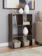 Elite Furniture Outlet - Ashley Furniture - Glosmount Six Cube Organizer - Six Cube Organizer / Cherry/Light Brown - EA1055-3X2