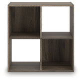 Elite Furniture Outlet - Ashley Furniture - Shallifer Four Cube Organizer - Four Cube Organizer / Brown - EA1104-2X2
