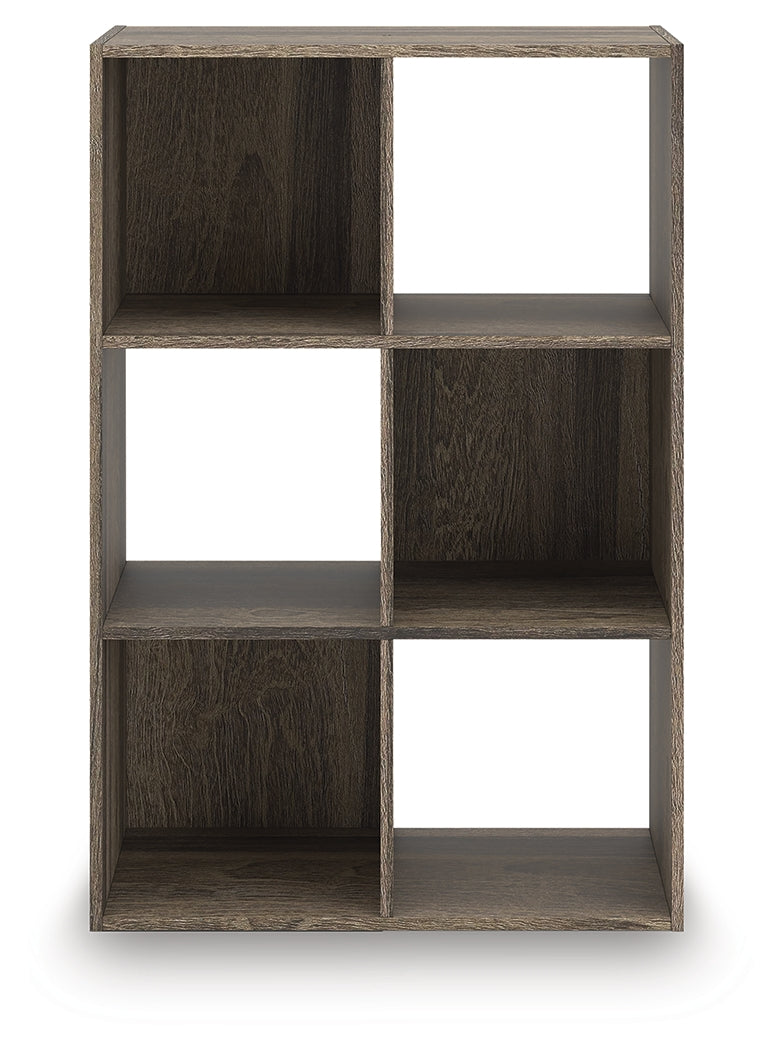Elite Furniture Outlet - Ashley Furniture - Shallifer Six Cube Organizer - Six Cube Organizer / Brown - EA1104-3X2