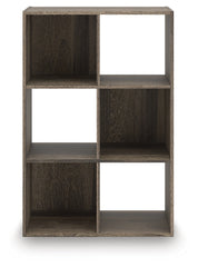Elite Furniture Outlet - Ashley Furniture - Shallifer Six Cube Organizer - Six Cube Organizer / Brown - EA1104-3X2