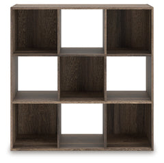 Elite Furniture Outlet - Ashley Furniture - Shallifer Nine Cube Organizer - Nine Cube Organizer / Brown - EA1104-3X3
