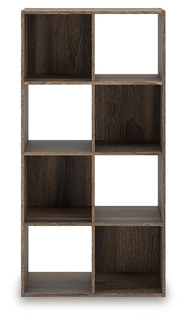Elite Furniture Outlet - Ashley Furniture - Shallifer Eight Cube Organizer - Eight Cube Organizer / Brown - EA1104-4X2