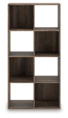 Elite Furniture Outlet - Ashley Furniture - Shallifer Eight Cube Organizer - Eight Cube Organizer / Brown - EA1104-4X2