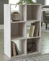 Elite Furniture Outlet - Ashley Furniture - Paxberry Six Cube Organizer - Six Cube Organizer / Whitewash - EA1811-3X2