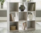 Elite Furniture Outlet - Ashley Furniture - Paxberry Nine Cube Organizer - Nine Cube Organizer / Whitewash - EA1811-3X3