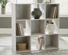 Elite Furniture Outlet - Ashley Furniture - Paxberry Nine Cube Organizer - Nine Cube Organizer / Whitewash - EA1811-3X3