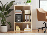 Elite Furniture Outlet - Ashley Furniture - Piperton Six Cube Organizer - Six Cube Organizer / Charcoal - EA5514-3X2