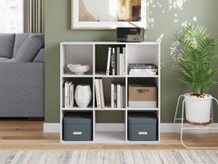 Elite Furniture Outlet - Ashley Furniture - Onita Nine Cube Organizer - Nine Cube Organizer / White - EA9630-3X3