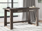 Elite Furniture Outlet - Ashley Furniture - Breckington Office Desk - Home Office Desk / Dark Brown - H556-44