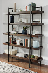 Elite Furniture Outlet - Ashley Furniture - Starmore Bookcase - Bookcase / Brown - H633-70