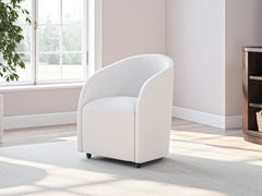 Elite Furniture Outlet - Ashley Furniture - Korestone Desk Chair - Home Office Desk Chair (1/CN) / White - H687-01A