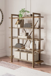 Elite Furniture Outlet - Ashley Furniture - Roanhowe Bookcase - Bookcase / Brown - H769-70