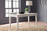 Elite Furniture Outlet - Ashley Furniture - Kanwyn Office Desk - Home Office Desk / Whitewash - H777-44