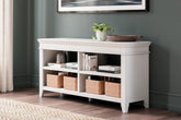 Elite Furniture Outlet - Ashley Furniture - Kanwyn Credenza - Credenza / Whitewash - H777-46