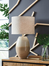 Elite Furniture Outlet - Ashley Furniture - Linas Lighting - Metal Table Lamp (1/CN) / Cream/Beige - L207594