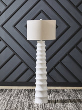 Elite Furniture Outlet - Ashley Furniture - Veraleigh Lighting - Poly Table Lamp (1/CN) / White - L235854