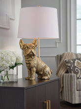 Elite Furniture Outlet - Ashley Furniture - Wadeland Lighting - Poly Table Lamp (1/CN) / Gold Finish - L317054