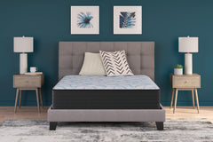Elite Furniture Outlet - Ashley Furniture - Elite Springs Firm Mattresses - Queen / Gray/Blue - M40531