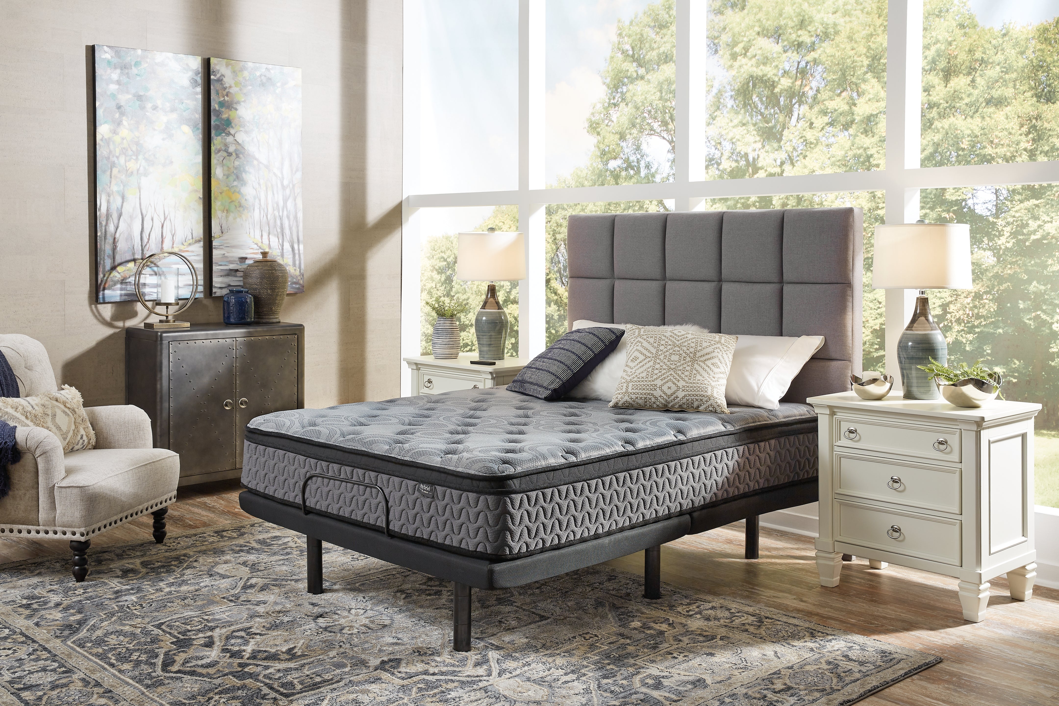 Elite Furniture Outlet - Ashley Furniture - Augusta2 Mattresses - King / Gray - M52541
