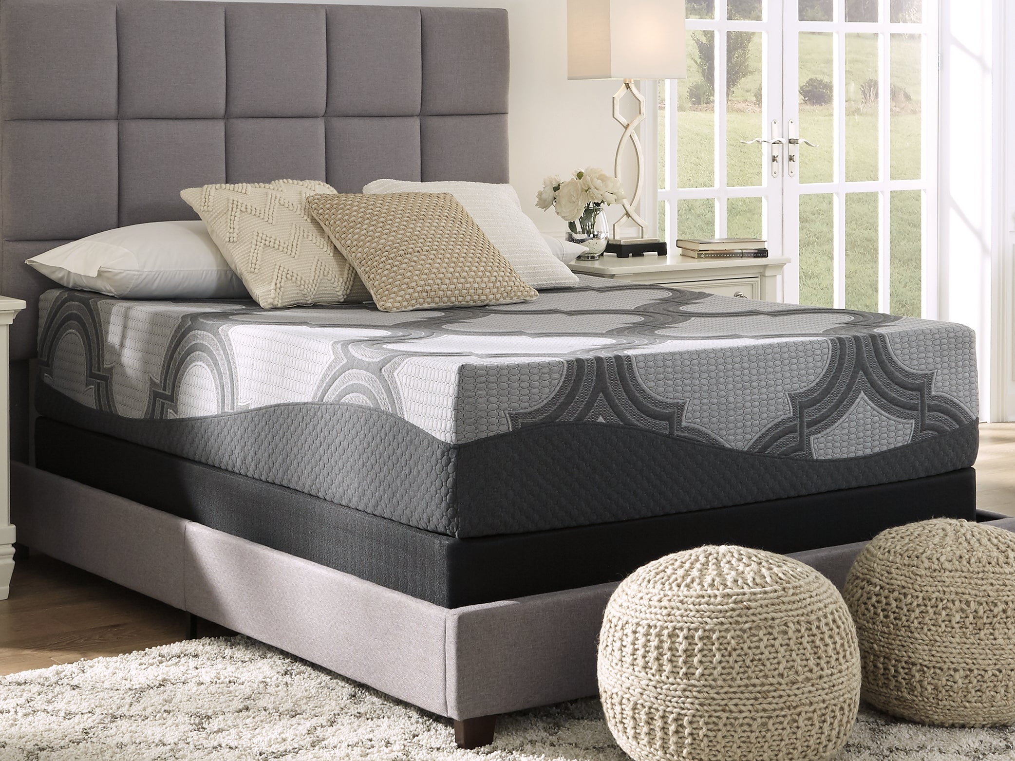 Elite Furniture Outlet - Ashley Furniture - 1100 Series Mattresses - Twin / Gray - M52611