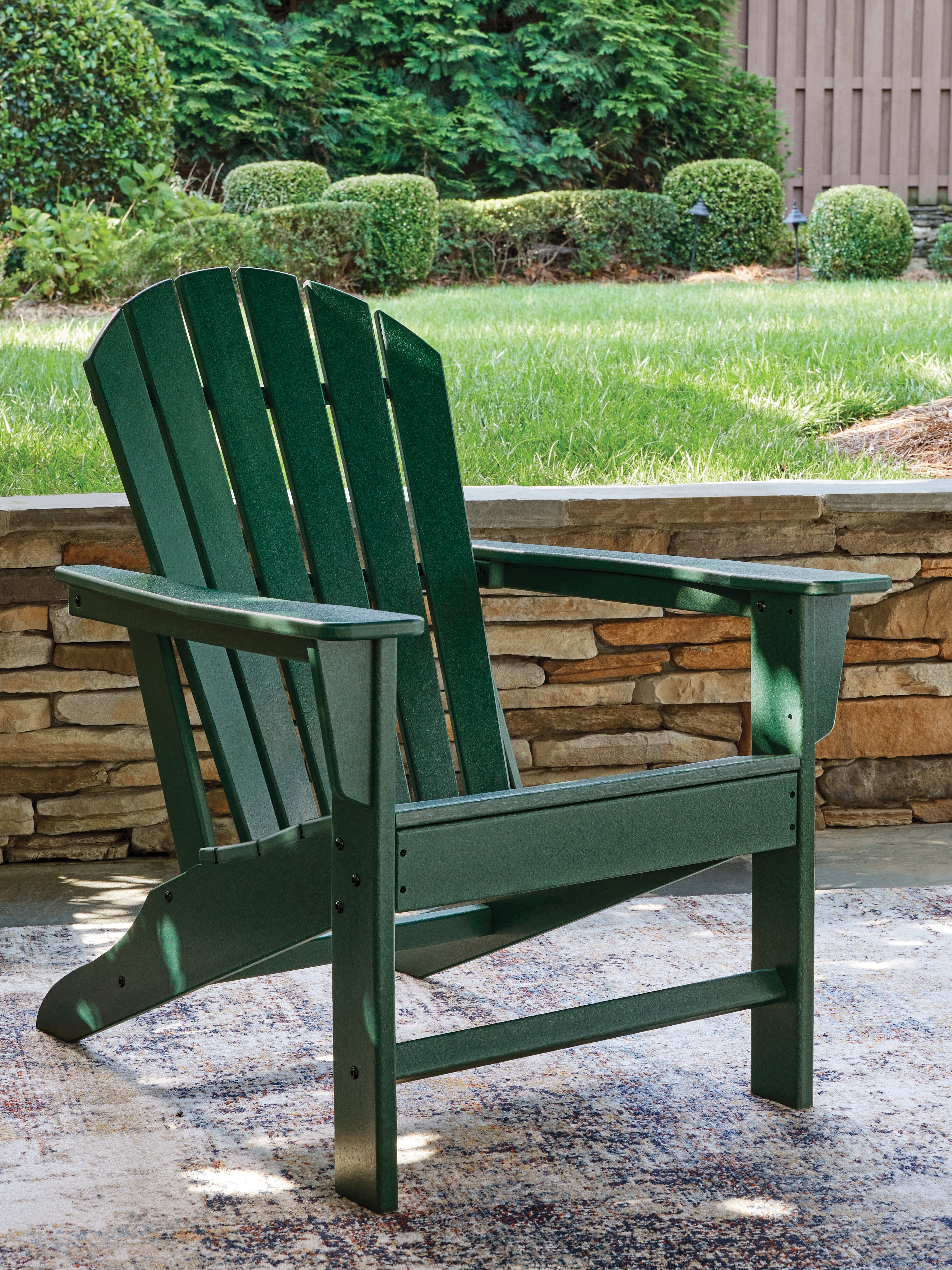 Elite Furniture Outlet - Ashley Furniture - Sundown Shores Outdoor - Adirondack Chair / Green - PCP007-898