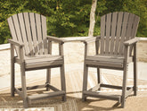 Elite Furniture Outlet - Ashley Furniture - Seacliff Beach Outdoor - Barstool (Set of 2) - PCP228-124